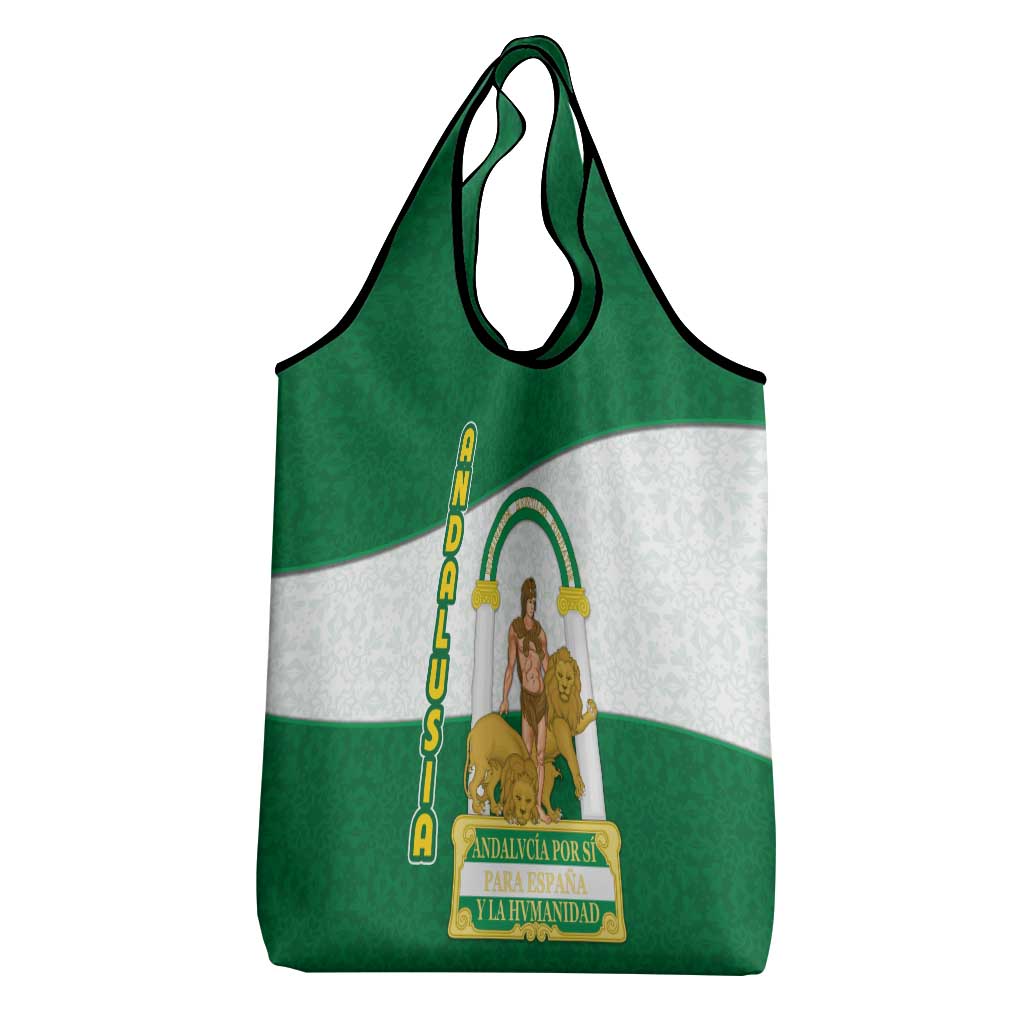 Andalusia Flag Grocery Bag Autonomous Community of Spain - Wonder Print Shop