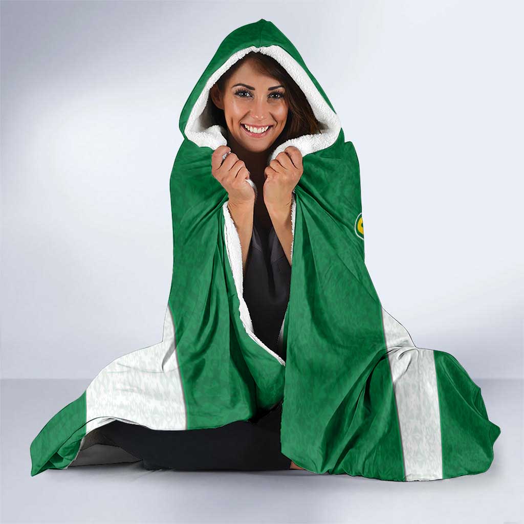 Andalusia Flag Hooded Blanket Autonomous Community of Spain - Wonder Print Shop
