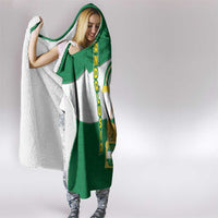 Andalusia Flag Hooded Blanket Autonomous Community of Spain - Wonder Print Shop