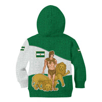 Andalusia Flag Kid Hoodie Autonomous Community of Spain - Wonder Print Shop