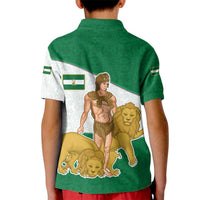Andalusia Flag Kid Polo Shirt Autonomous Community of Spain - Wonder Print Shop