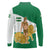 Andalusia Flag Long Sleeve Polo Shirt Autonomous Community of Spain - Wonder Print Shop