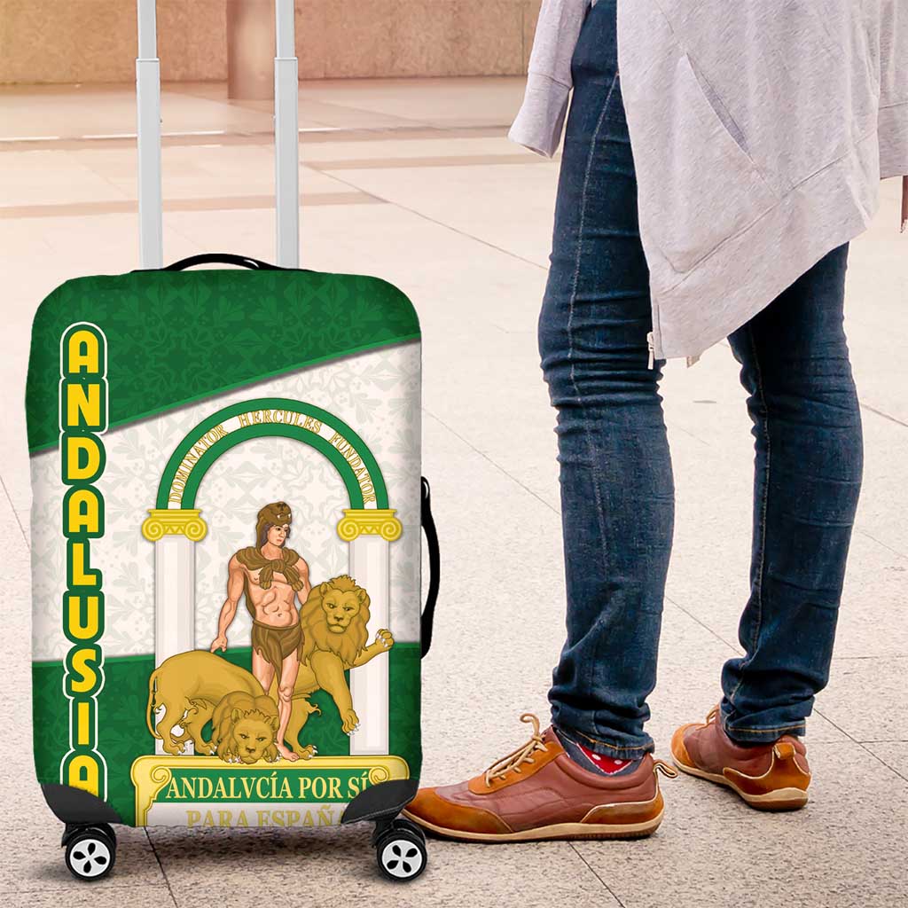 Andalusia Flag Luggage Cover Autonomous Community of Spain - Wonder Print Shop