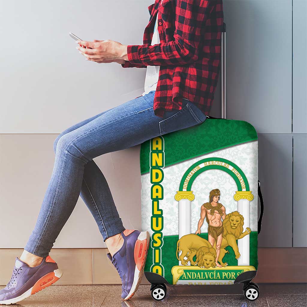 Andalusia Flag Luggage Cover Autonomous Community of Spain - Wonder Print Shop