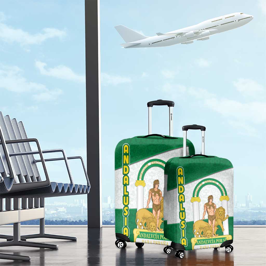 Andalusia Flag Luggage Cover Autonomous Community of Spain - Wonder Print Shop