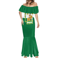 Andalusia Flag Mermaid Dress Autonomous Community of Spain - Wonder Print Shop