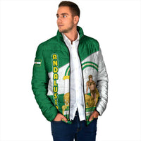 Andalusia Flag Padded Jacket Autonomous Community of Spain - Wonder Print Shop