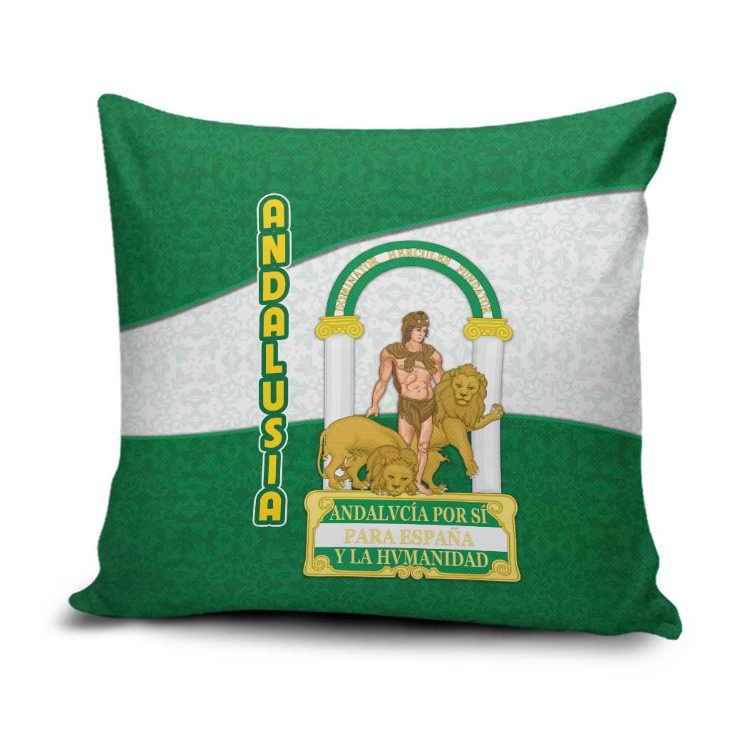 Andalusia Flag Pillow Cover Autonomous Community of Spain - Wonder Print Shop