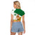 Andalusia Flag Raglan Cropped T Shirt Autonomous Community of Spain - Wonder Print Shop