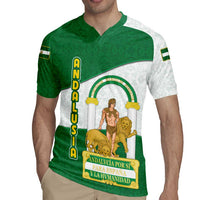 Andalusia Flag Rugby Jersey Autonomous Community of Spain - Wonder Print Shop