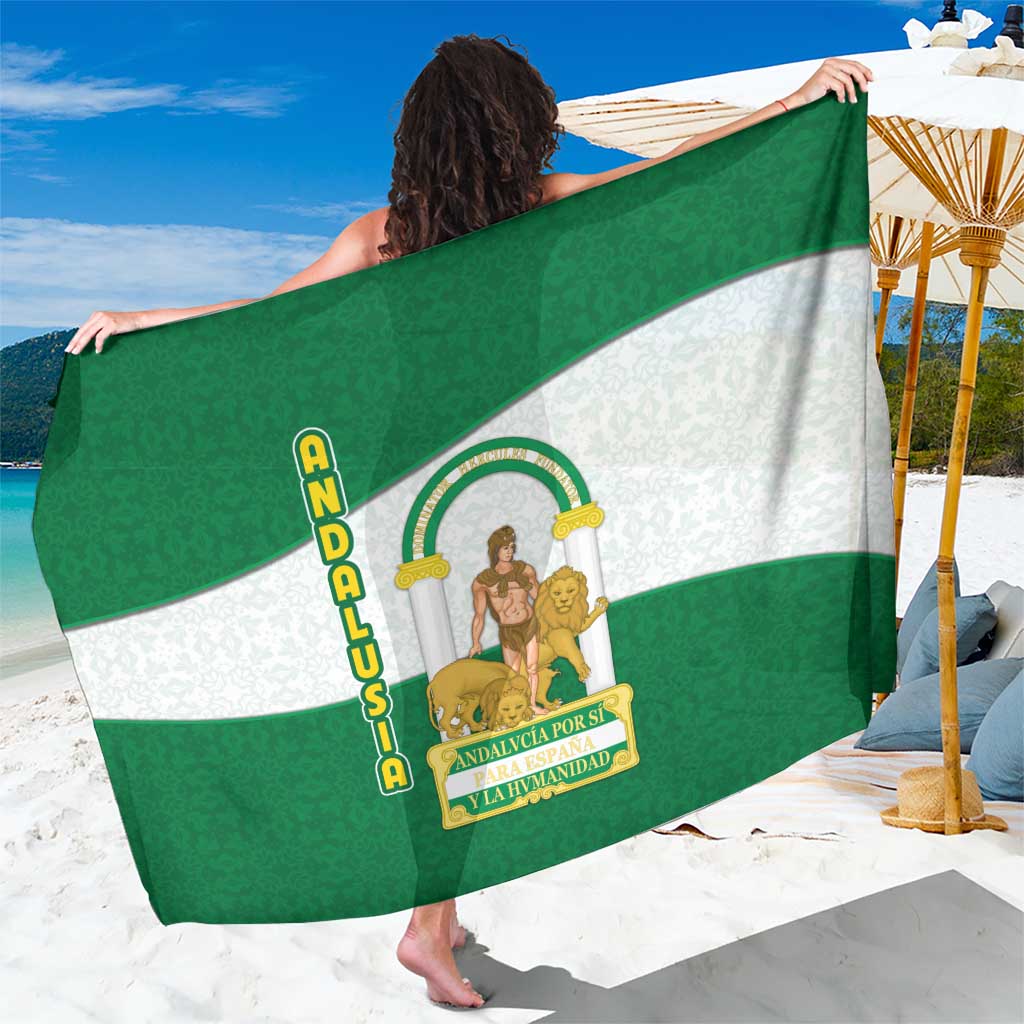 Andalusia Flag Sarong Autonomous Community of Spain - Wonder Print Shop