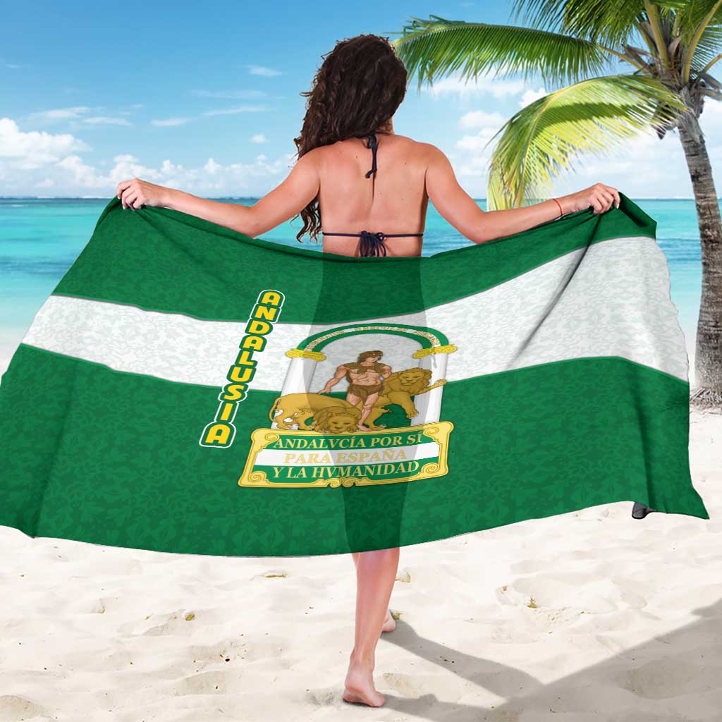 Andalusia Flag Sarong Autonomous Community of Spain - Wonder Print Shop