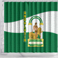 Andalusia Flag Shower Curtain Autonomous Community of Spain - Wonder Print Shop