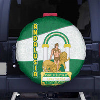 Andalusia Flag Spare Tire Cover Autonomous Community of Spain - Wonder Print Shop