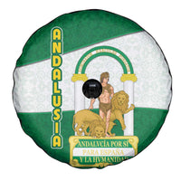 Andalusia Flag Spare Tire Cover Autonomous Community of Spain - Wonder Print Shop