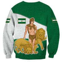 Andalusia Flag Sweatshirt Autonomous Community of Spain - Wonder Print Shop