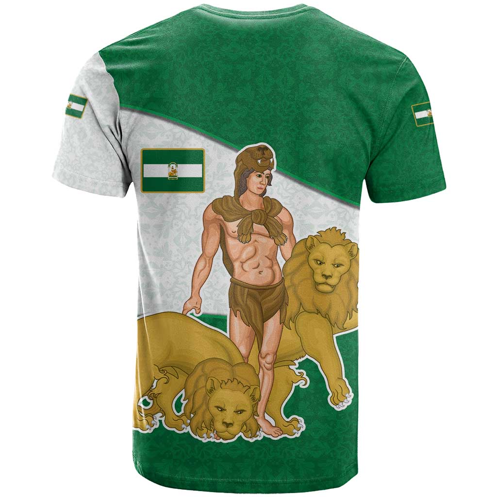 Andalusia Flag T Shirt Autonomous Community of Spain - Wonder Print Shop