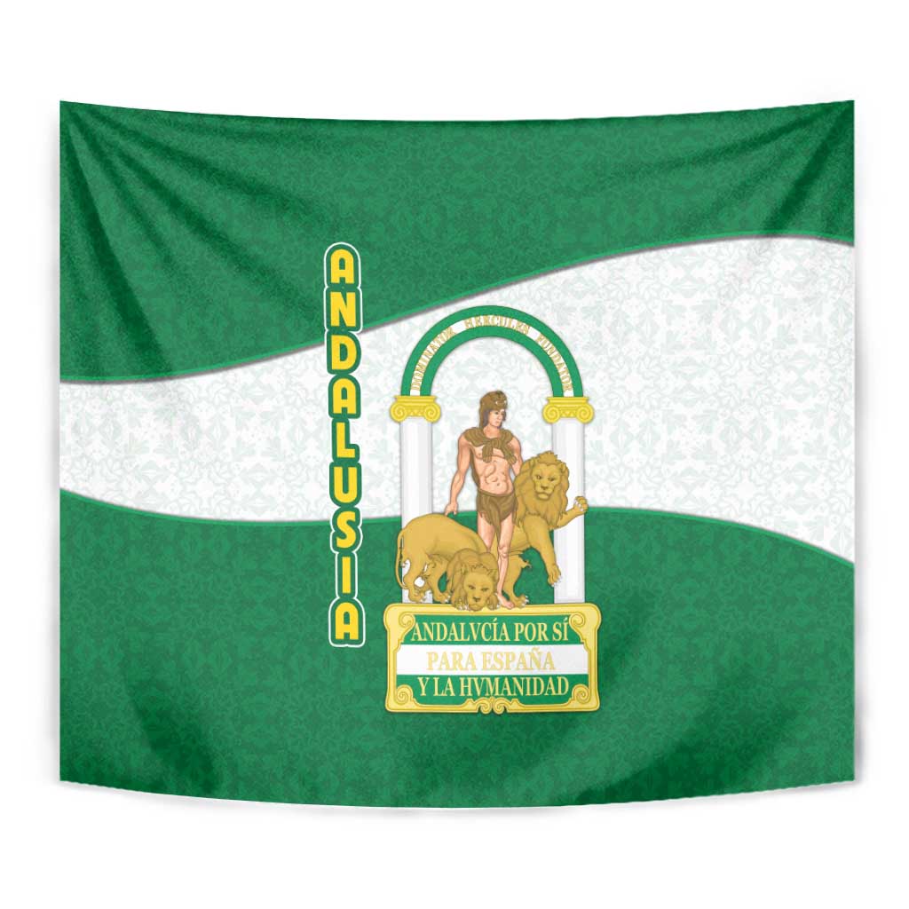 Andalusia Flag Tapestry Autonomous Community of Spain - Wonder Print Shop