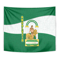 Andalusia Flag Tapestry Autonomous Community of Spain - Wonder Print Shop