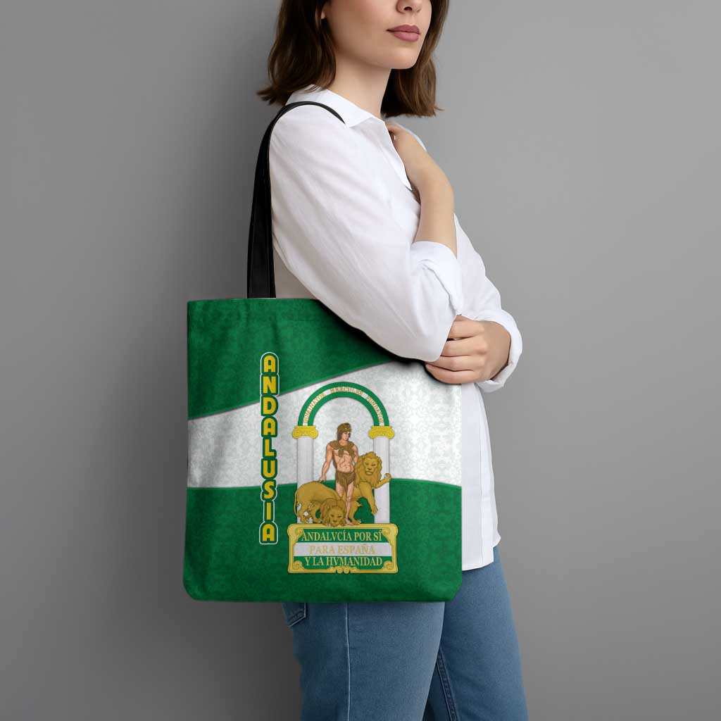 Andalusia Flag Tote Bag Autonomous Community of Spain - Wonder Print Shop