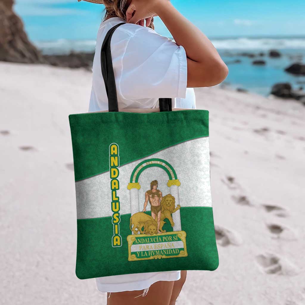 Andalusia Flag Tote Bag Autonomous Community of Spain - Wonder Print Shop