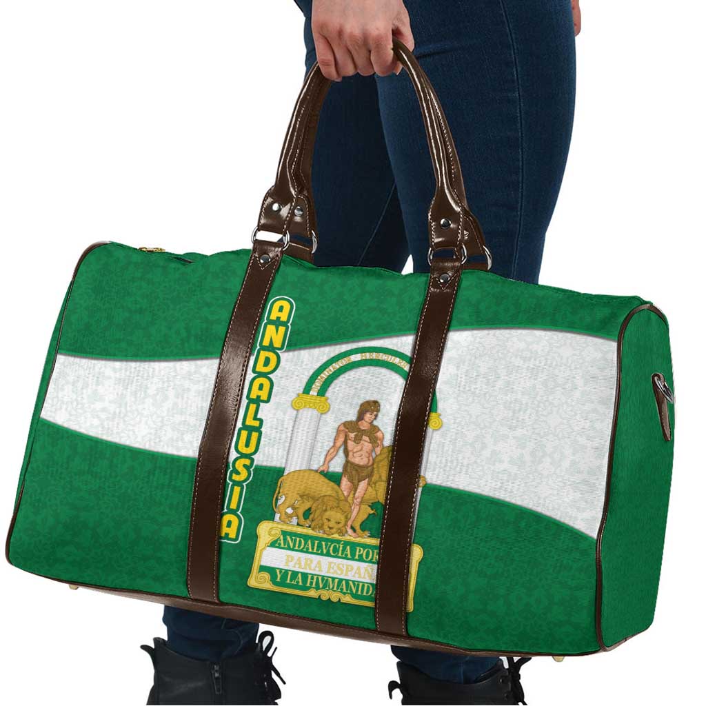 Andalusia Flag Travel Bag Autonomous Community of Spain - Wonder Print Shop