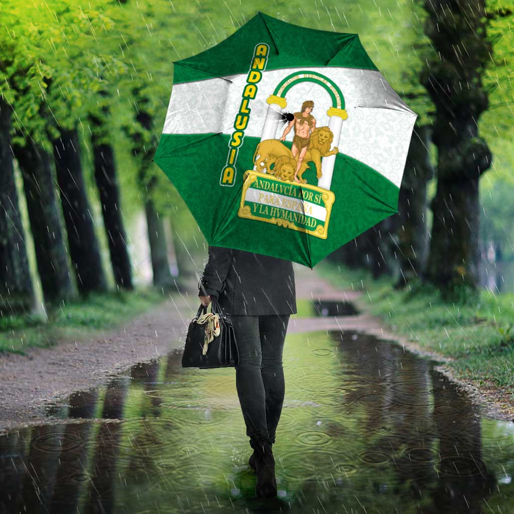 Andalusia Flag Umbrella Autonomous Community of Spain - Wonder Print Shop