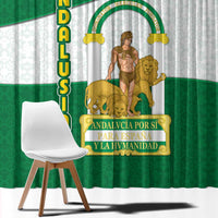Andalusia Flag Window Curtain Autonomous Community of Spain - Wonder Print Shop