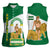 Andalusia Flag Women Sleeveless Polo Shirt Autonomous Community of Spain - Wonder Print Shop