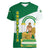 Andalusia Flag Women V-Neck T-Shirt Autonomous Community of Spain - Wonder Print Shop