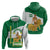 Andalusia Flag Zip Hoodie Autonomous Community of Spain - Wonder Print Shop