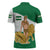 Andalusia Flag Zipper Polo Shirt Autonomous Community of Spain - Wonder Print Shop