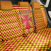Aragon Flag Back Car Seat Cover Autonomous Community of Spain - Wonder Print Shop
