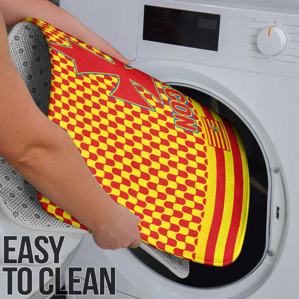 Aragon Flag Bathroom Set Autonomous Community of Spain - Wonder Print Shop