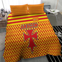 Aragon Flag Bedding Set Autonomous Community of Spain - Wonder Print Shop