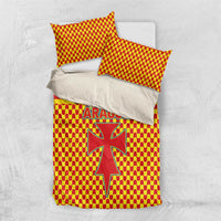 Aragon Flag Bedding Set Autonomous Community of Spain - Wonder Print Shop