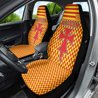 Aragon Flag Car Seat Cover Autonomous Community of Spain - Wonder Print Shop