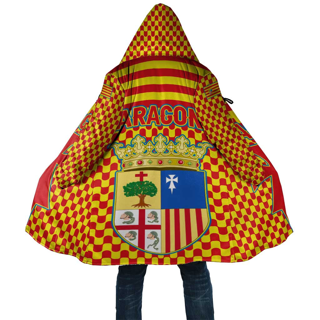 Aragon Flag Cloak Autonomous Community of Spain - Wonder Print Shop