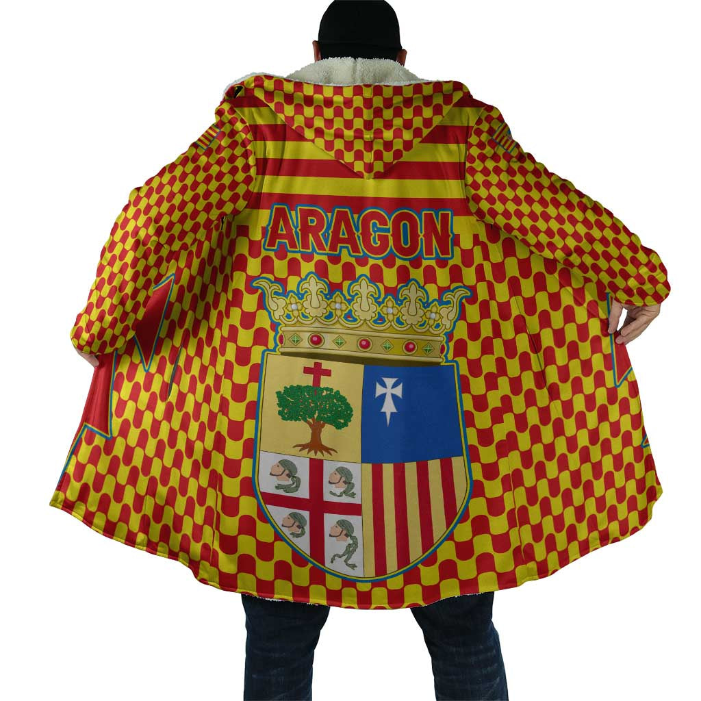 Aragon Flag Cloak Autonomous Community of Spain - Wonder Print Shop