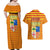 Aragon Flag Couples Matching Off Shoulder Maxi Dress and Hawaiian Shirt Autonomous Community of Spain - Wonder Print Shop