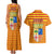 Aragon Flag Couples Matching Tank Maxi Dress and Hawaiian Shirt Autonomous Community of Spain - Wonder Print Shop