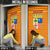 Aragon Flag Door Cover Autonomous Community of Spain - Wonder Print Shop