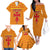 Aragon Flag Family Matching Off The Shoulder Long Sleeve Dress and Hawaiian Shirt Autonomous Community of Spain - Wonder Print Shop