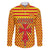 Aragon Flag Family Matching Off The Shoulder Long Sleeve Dress and Hawaiian Shirt Autonomous Community of Spain - Wonder Print Shop