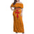 Aragon Flag Family Matching Off Shoulder Maxi Dress and Hawaiian Shirt Autonomous Community of Spain - Wonder Print Shop