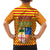 Aragon Flag Family Matching Short Sleeve Bodycon Dress and Hawaiian Shirt Autonomous Community of Spain - Wonder Print Shop