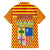 Aragon Flag Family Matching Short Sleeve Bodycon Dress and Hawaiian Shirt Autonomous Community of Spain - Wonder Print Shop
