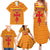 Aragon Flag Family Matching Summer Maxi Dress and Hawaiian Shirt Autonomous Community of Spain - Wonder Print Shop