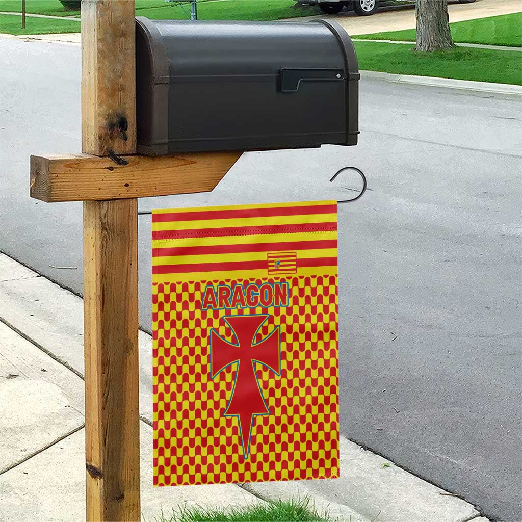 Aragon Flag Garden Flag Autonomous Community of Spain - Wonder Print Shop