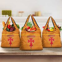 Aragon Flag Grocery Bag Autonomous Community of Spain - Wonder Print Shop